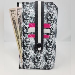 New Horror Themed Purse Pal Slim Compact Wallet Card Holder Coin Purse